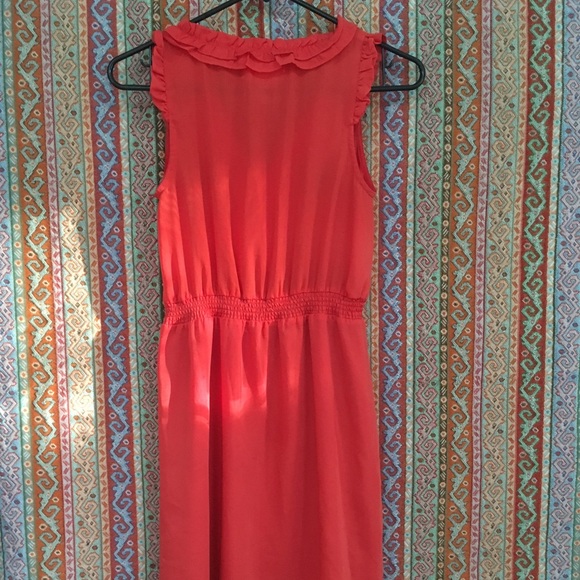 Coral sundress with pockets - Picture 3 of 3